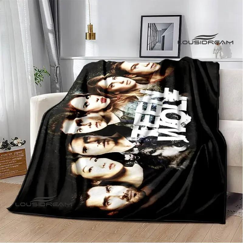 Movie Teen Wolf printed BlanketS Picnic blanket Warm blanket Soft and comfortable Home travel blanket bed linings birthday gift