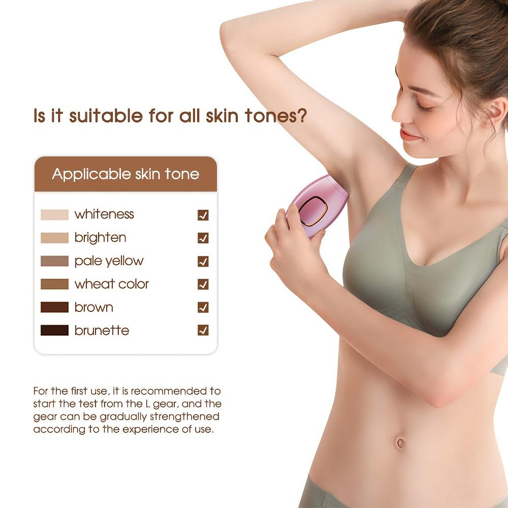 Bezbolesne laserowe usuwanie włosów 5-poziomowe urządzenie do trwałego usuwania włosów łonowych w okolicy bikini