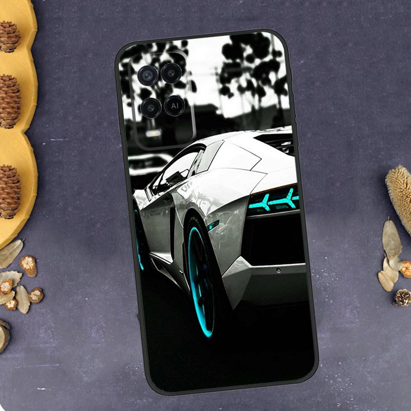 Sport Cars Male Men Phone Case For Oppo A40 A60 A80 A78 A98 A18 A38 A58 A74 A94 A54 A16 A76 A96 A15 A17 A77 A57S