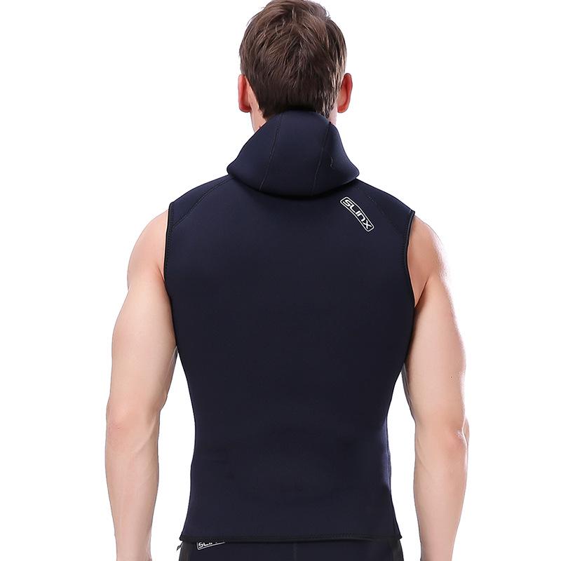 3mm Hooded Sleeveless Diving Vest - SLINX Two-Piece Surfing Wetsuit