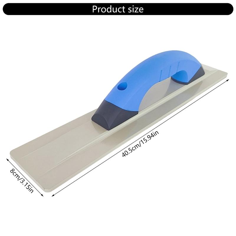 Magnesium Trowel with Comfortable Grip Handle Finishing Trowels Mounting Suitable for Scrape Plastering Paint Wall