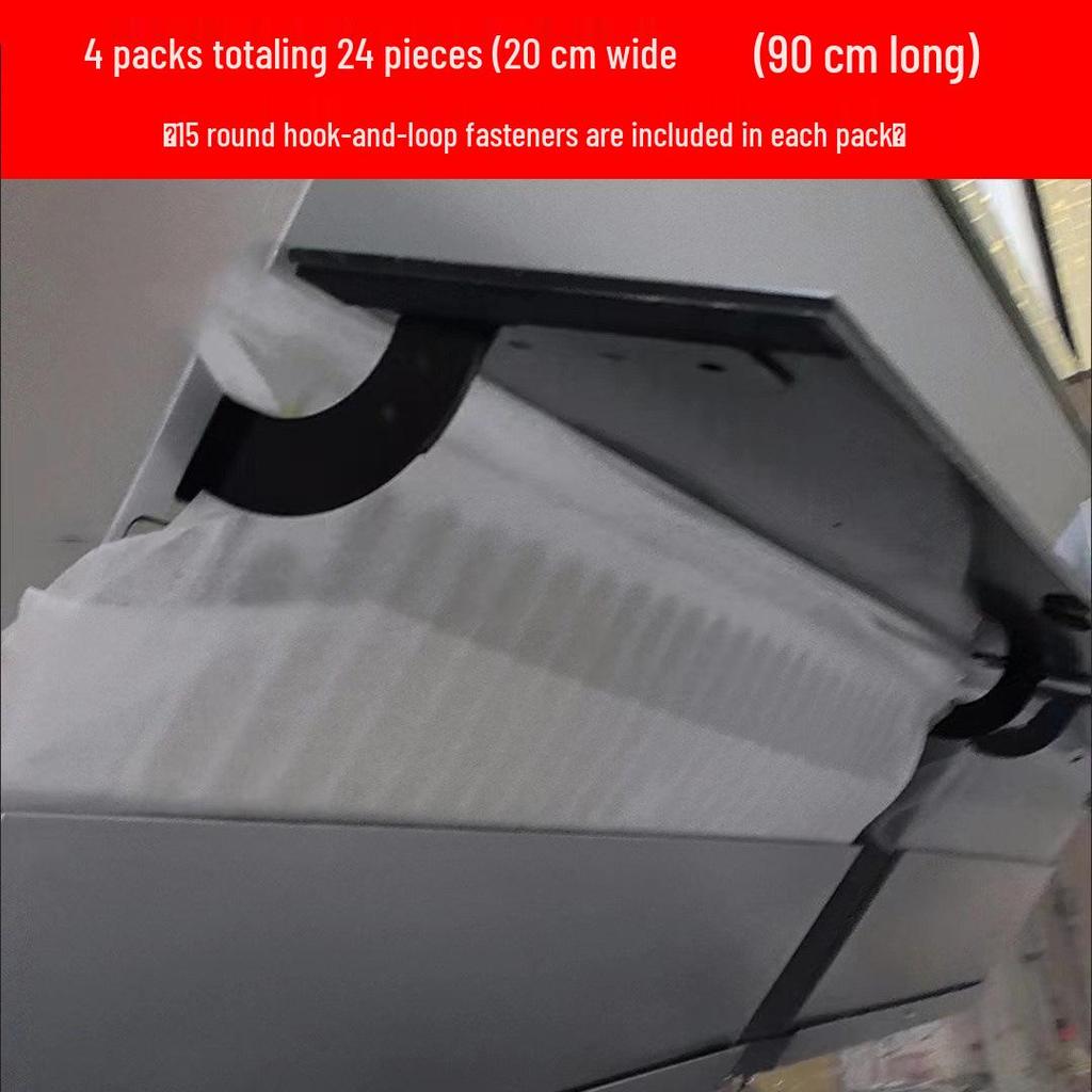 Oil Absorbing Range Hood Filter: Oil & Smoke Proof Sticker and Gasket Strip.