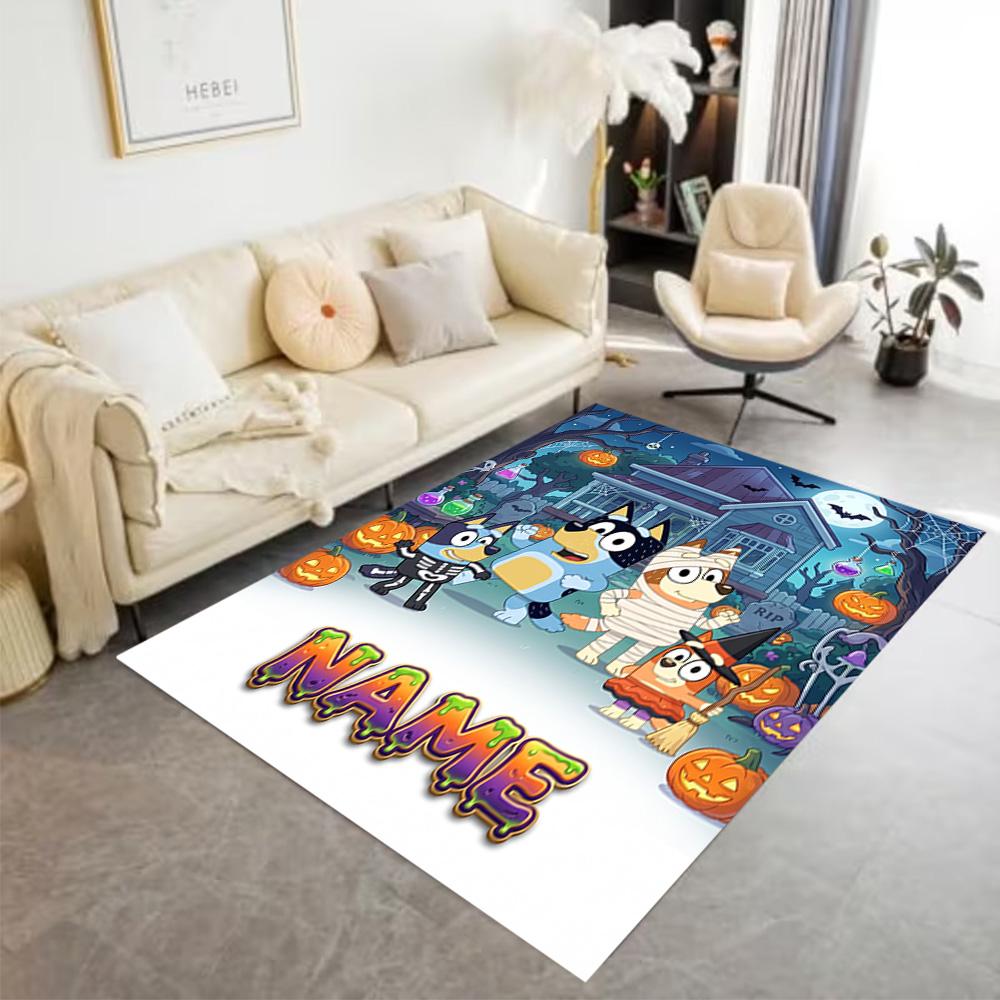 Christmas Friends Celebration Customize Your Name Area Rug Design for Living Rooms Outdoor Kitchen Study room Antislip Carpet Anime Office Decor