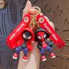 Cool Cartoon Spider Man Doll Keychain Creative Backpack Pendant Car Key Chain Gift For Men