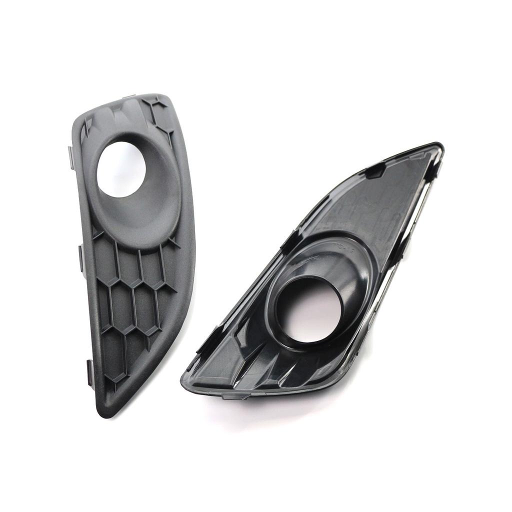 1 Pair Left Right Black Car Front Bumper Fog Light Grille Grill For Ford For Fiesta MK7 Zetec S / Sport 2012-2017 Fog Lamp