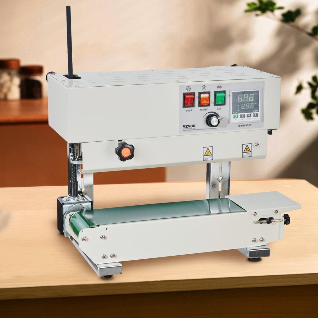 Continuous Bag Band Sealing Machine Vertical Band Sealer Carbon Steel