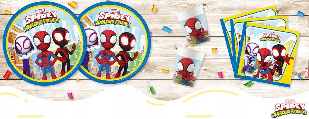 Torby Papierowe Spiderman Spidey Prezenty 4Szt.