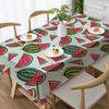 Sommer Vandmelon Elegant Rektangulært Bordsæt - Nem Pleje Til Bryllupper, Banketter & Formelle Begivenheder