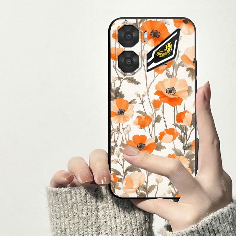 For ZTE Nubia Neo 3 GT Case Soft Silicone Bumper Back Cover For ZTE Nubia Neo 3 5G Fashion Black TPU Print Phone Case