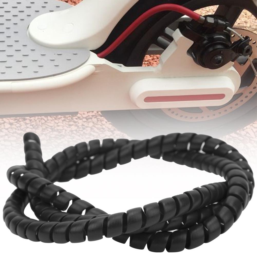 Brake Line Spiral Tube Cable Housing Protector Cover for Xiaomi M365 Electric Scooterblack