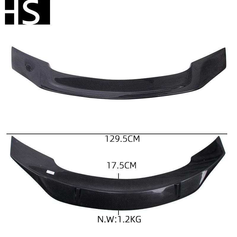 Spoiler Aripă Spate din Fibră de Carbon pentru Mercedes-Benz Clasa C W205 Sedan 2014-2021, Stil R