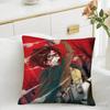 A-Attack On Titan H-Hange Zoe Anime Pillow Case Fashion Square Pillowcase Bedroom Sofa Room Ins Decoration Leisure Cushion Cover
