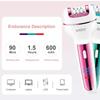 VGR V-732 3 in 1 Epilator Women Electric Shaver for Face Body Rechargeable Lady Trimmer Hair Removal Bikini Underarms Legs Deep Cleaning Epilator