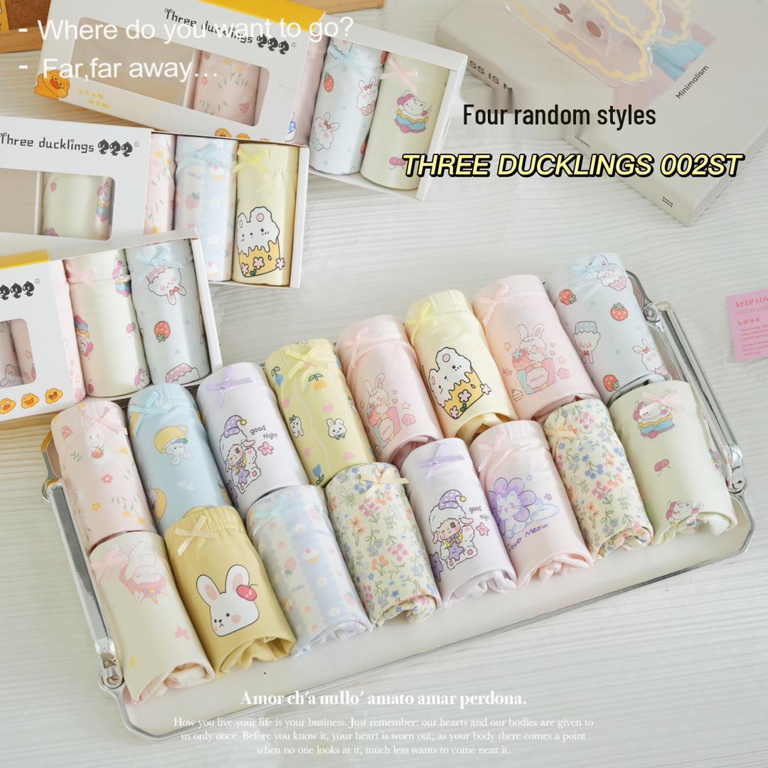 

Детские боксеры-брифы из чистого хлопка с мультяшным принтом - Дышащие шорты из 100% хлопка для мальчиков и девочек 130cm