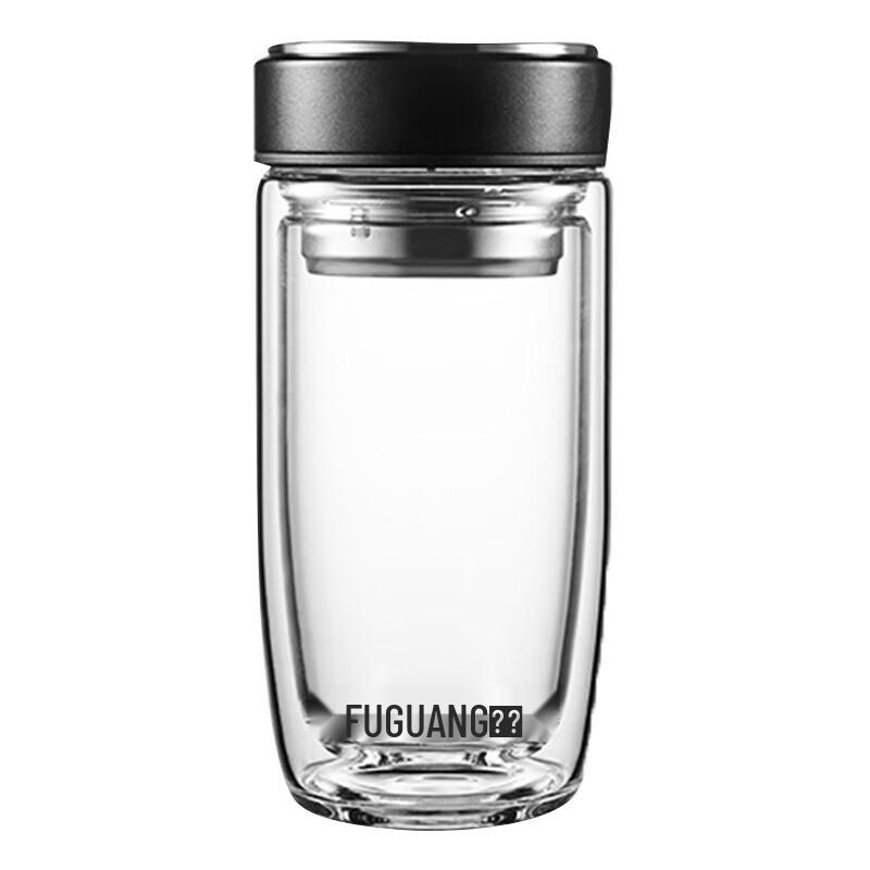 FUGUANG 590ml Egg-Shaped High Borosilicate Glass Cup