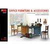 Miniart 1/35 Office Desk & Accessories Plastic Model MA35564