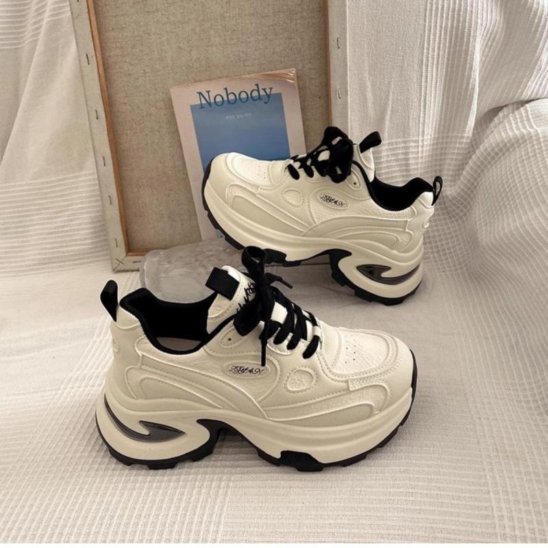 

Popular dad platform shoes women s small men increase in height 2025 spring and autumn new versatile ins casual sports shoes stock shoes [not the picture, randomly sent] чорний