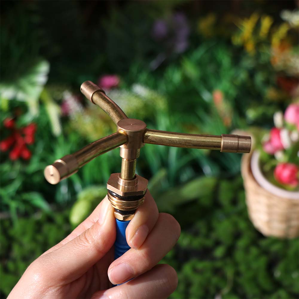 1/2 Inch Automatic Rotary Sprinkler 360 Degree Automatic Sprayer For Lawn Gardening Greenhouses