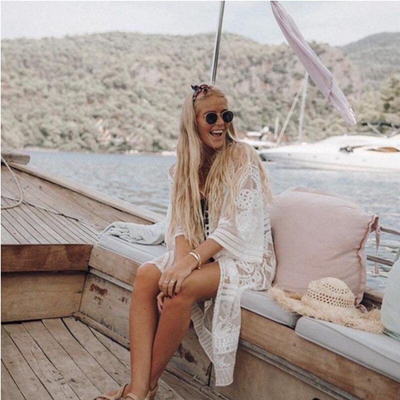 Hollow Crochet 2020 Beach Blouses 