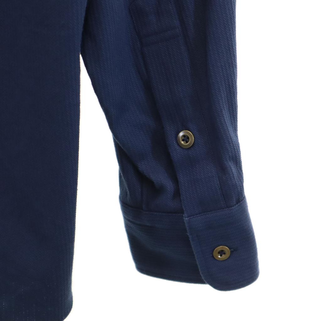 Atelier De Vetements Made In Japan Long Sleeve Shirt Navy Men's Used