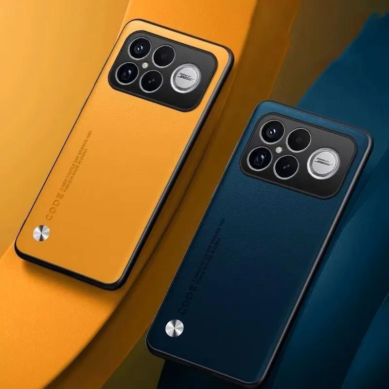 Premium Business Leather Phone Case for Xiaomi POCO F8 Pro F8 Ultra Camera Protect Shockproof Cover Funda