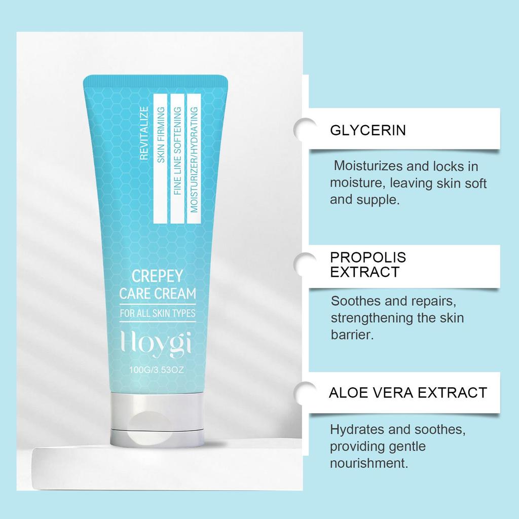 HOYGI Moisturizing Face Cream for Tender Skin: Softens, Locks in Moisture, Brightens, and Evens Skin Tone.
