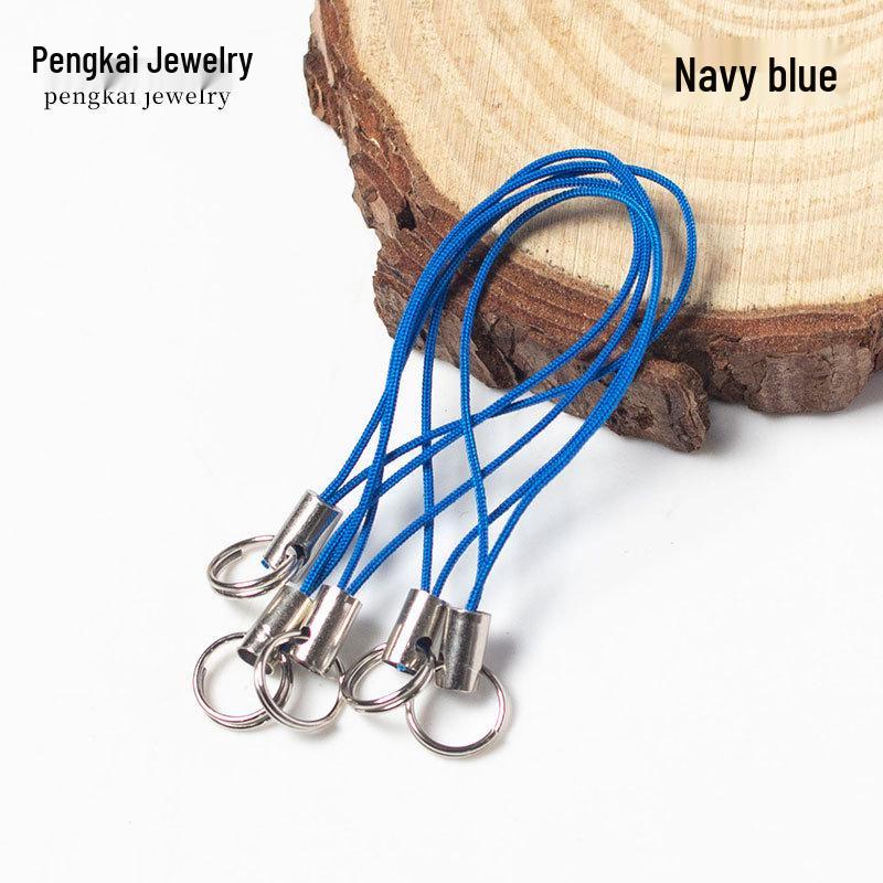 100 Colorful Double Loop Mobile Phone Lanyards - Doll Polyester Pendant Ropes for DIY Jewelry and Handmade Projects