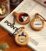 Cartoon Magnetic Bottle Opener Wooden Beer Fridge Magnetic Sticker Cute Mini Pizza Pan Bottle Opener
