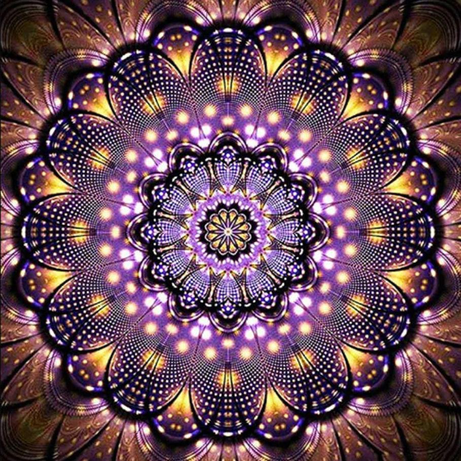 5D Diamond Painting Mandala Embroidery Flower Mosaic abstract Full Square Cross Stitch Picture Rhinestones Home Decor