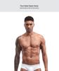 SEEINNER Men's Ribbed Cotton Wide Waist Triangle Sport Underwear