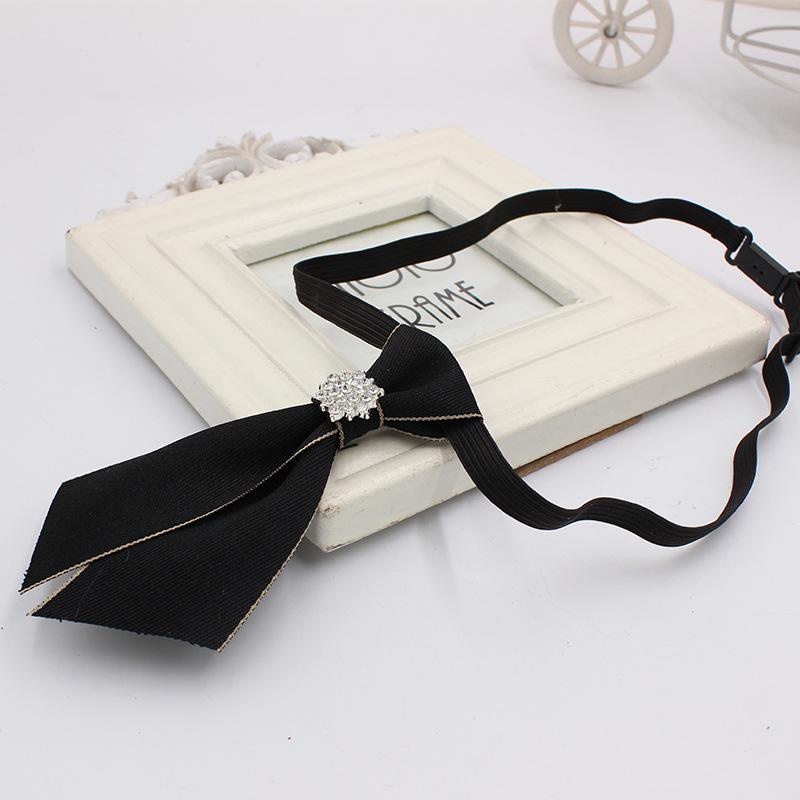 Striped Elastic Band Women s Summer Tie - Mini TS98