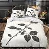 3D Digital Printing Bedding Two Or Three-Piece Valentine'S Day Flower Series Polyester Quilt Set