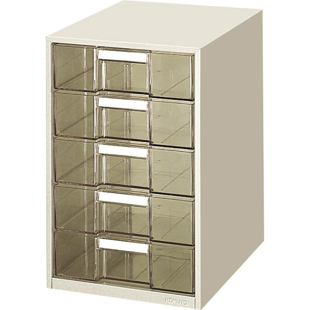 Kokuyo Letter Clear A4 5 Case, Drawers, Size, Deep, Drawers, LC-G205M