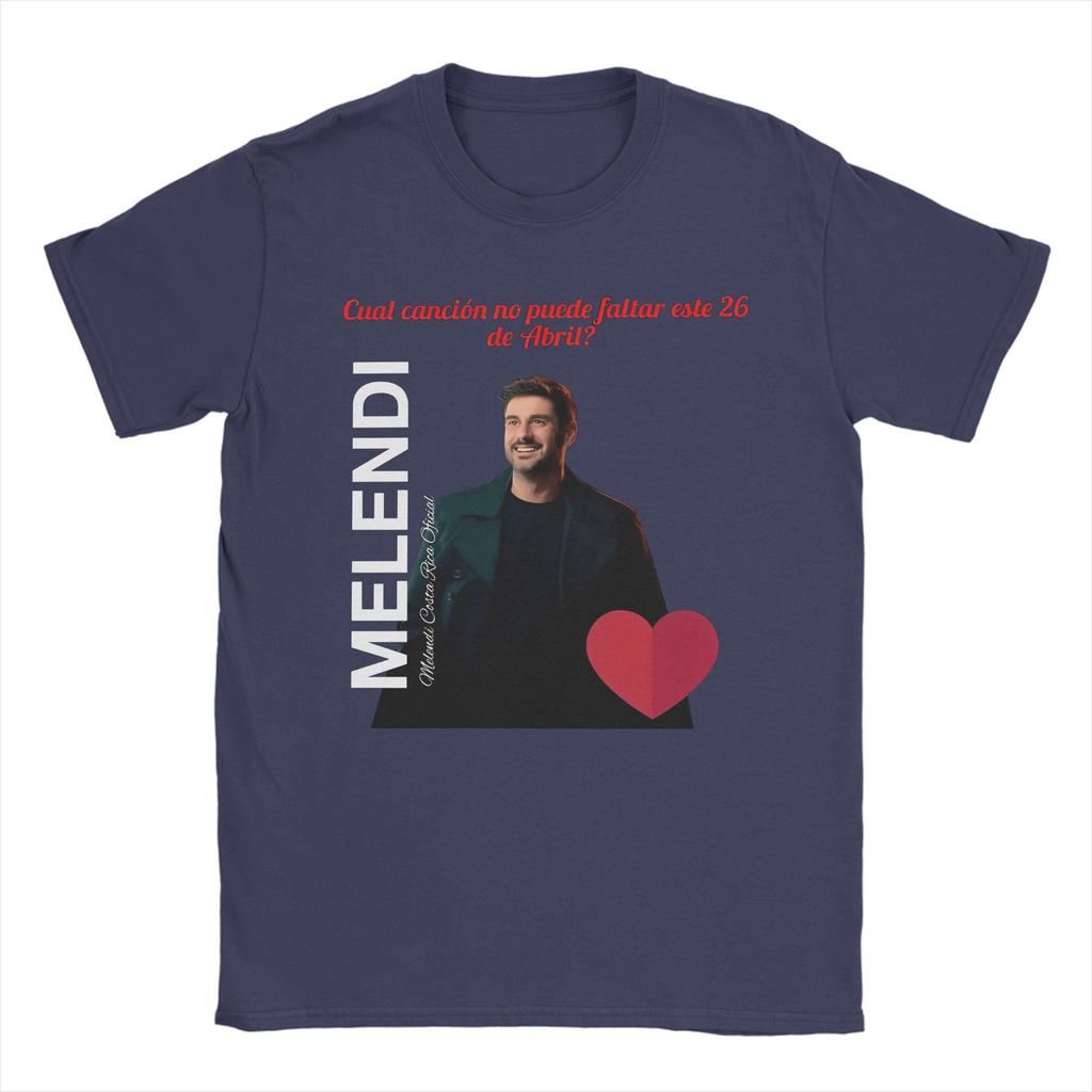 Men Rapper Melendi T-Shirts 2025 Album Tour Cotton Clothes Summer  T Shirt O-Neck Fashion Casual Tee Shirt Plus Size 5XL 6XL