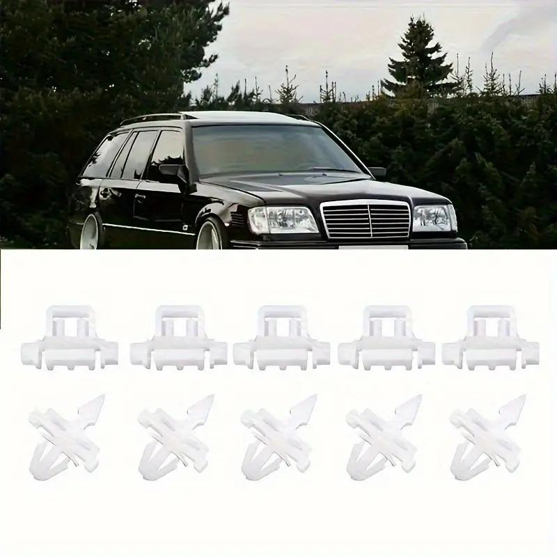 30pcs Durable Plastic Car Side Door Molding Trim Clips Replacement For Mercedes-Benz 124, E-Class & Kombi Models (1985-1996)