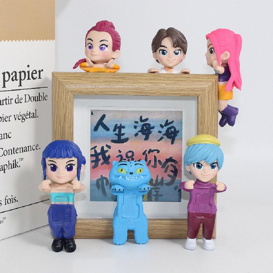 Kpop Demon Hunters Random Blind Box Series Anime Figures Dolls Creative mobile Phone Computer Decoration Christmas Toy Gifts