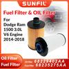 Oil Filter 68229402AA Fuel Filter 68235275AA for Dodge Ram 1500 3.0L V6 Engine 2014-2018