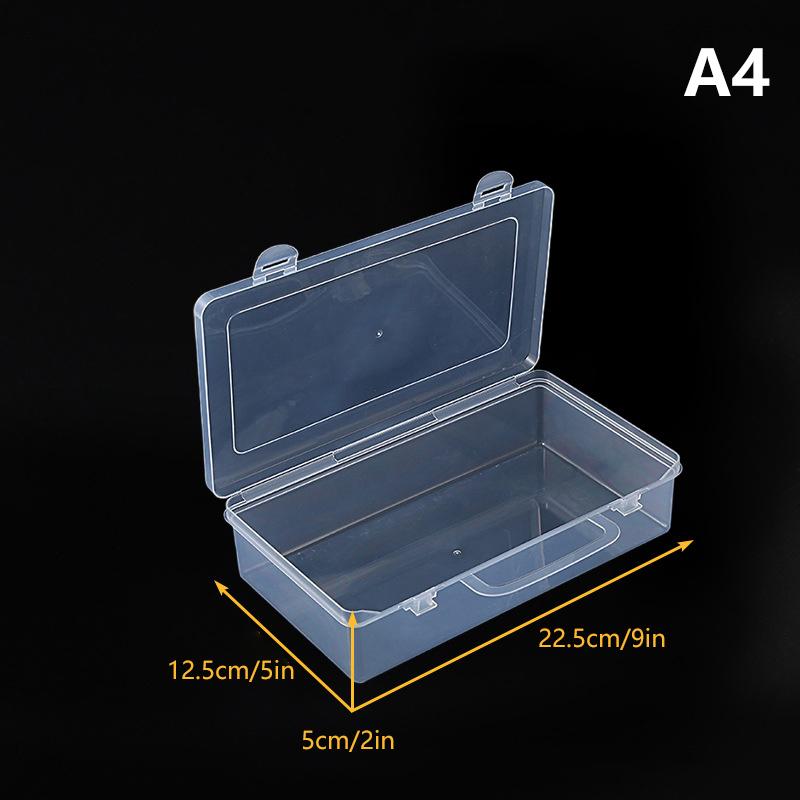 

1 шт., коробка для хранения украшений для дизайна ногтей, кейс со стразами, драгоценными камнями, бисерами, пластиковый контейнер, аксессуары для ногтей, пустой контейнер для маникюра своими руками A4