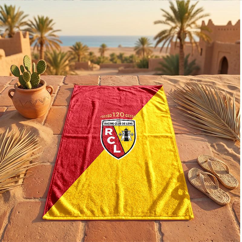 Lens FC Print Microfiber Beach Towel Quick Dry Absorbent Large Towel For Beach Swimming Travel