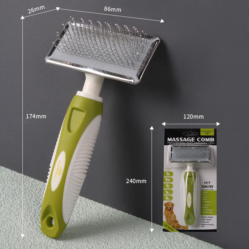 Sustainable Cat Pet Dog Grooming Brush Pet-hair-removal-brush for Pets S