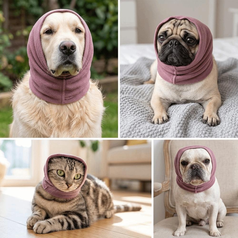 High Stretch Pet Ear Cover Washable Noise Block Earmuffs Skin Friendly Cat Ear Wrap  Pet Grooming