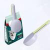 Small Silicone Pet Food Can Spoon Mini Spatula + Plastic Pet Cat Food Scoop with Bag Sealing Clip Handle for Dogs/Cats/Birds