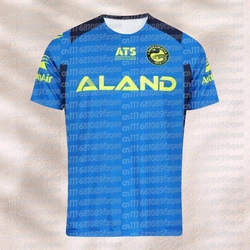 Parramatta Eel Team 3D Quick-dry T-shirt Jersey T-shirt Outdoor T-shirt Men's Tee Shirt Sport Outdoor Running Top FamilyMatching