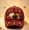 D Hot Sale Halloween Garden Morning Wear Baseball Cap Digital Printing Festival Celebration Pumpkin Cap