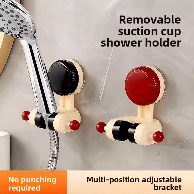 No-Drill Adjustable Suction Cup Shower Mount