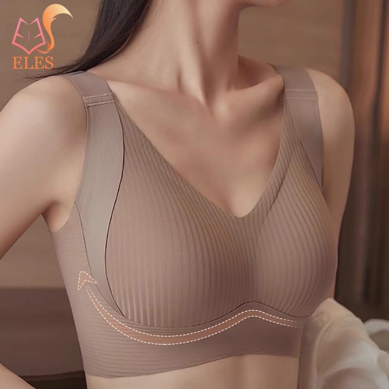 Sutiãs Sem Costura Push-Up Tamanho Plus Sutiã de Sustentação Invisível para Mulheres Sutiãs de Cobertura Total