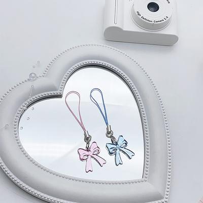 Star Pendant Phone Chain Charm Macaron Color Lovely Phone Strap Lanyard Bag Decoration Keychain Accessories Gifts