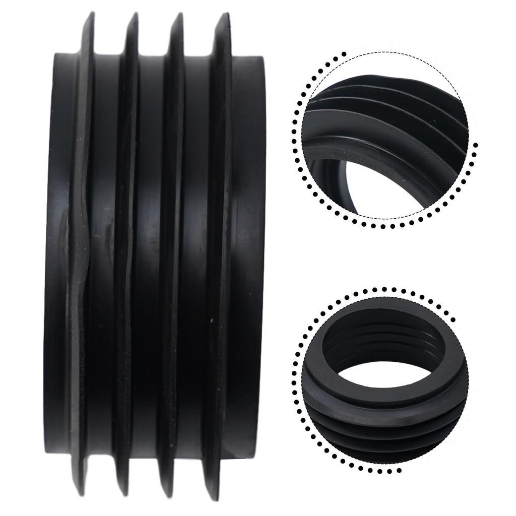 2Pcs Rubber Pussy For Geberit Parts Toilet Internal Low Level Flush Pipe Rubber Cone Seal Gasket 119.668.00.1 60x42x25mm