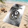 Collingwood Football Club Benutzerdefinierte Namens-Strandtücher dienen auch als Badetücher Sommer-Essential ein Muss für draußen den Strand und den Pool