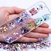 12-Color 3x6mm Small Horse Eye Acrylic Diamonds for Nail and Eye Makeup Decoration